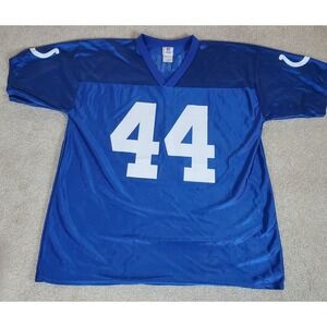 NFL Team Apparel Colts Blue Jersey Pullover Dallas Clark #44 Size XL